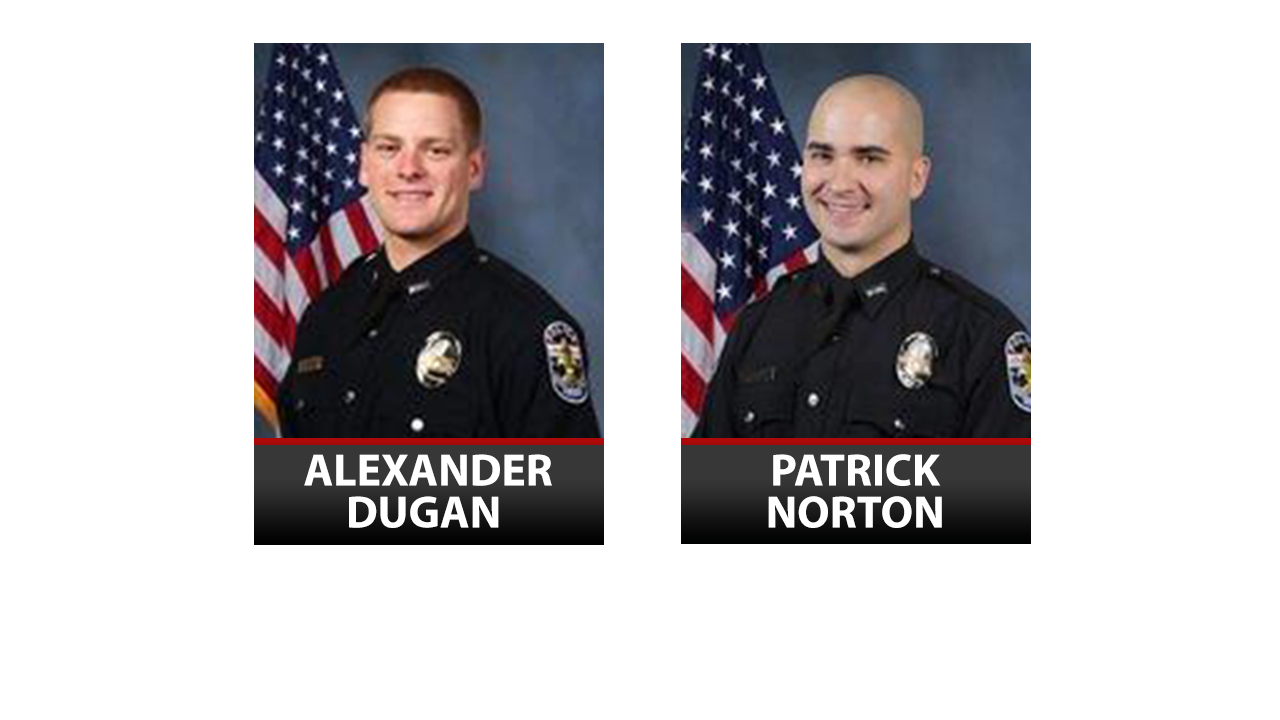 Officers Alex Dugan and Patrick Norton
